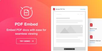 PDF Embed - WordPress PDF Viewer Plugin